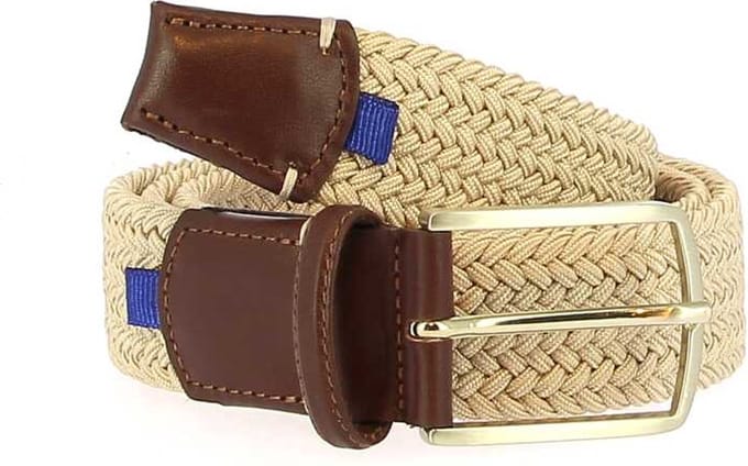 CL Blue Line Stretch Riem - Beige