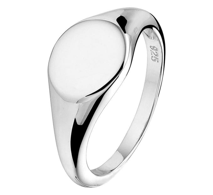 Zilver Gerhodineerde Graveerring 1330211 16.00 mm (50)