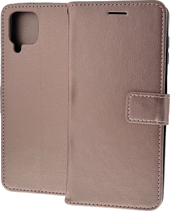 Portemonnee Book Case Hoesje Geschikt voor: Samsung Galaxy A12 rosegoud