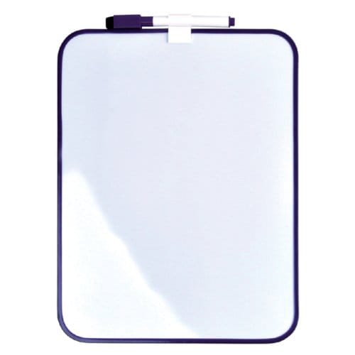 Whiteboard Desq 21.5 x 28 cm + marker paars profiel