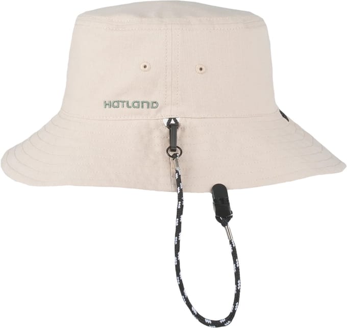 Hatland Elin Reversible Buckethat - Heren Mutsen - Beige