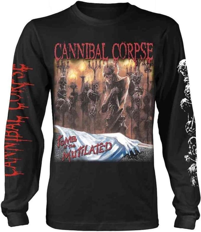 Cannibal Corpse Longsleeve shirt -S- Tomb Of The Mutilated Zwart