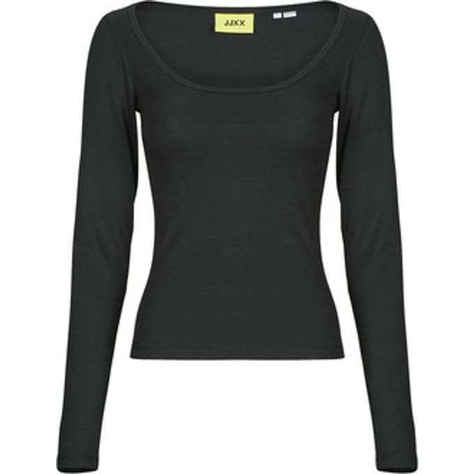 Shirt met lange mouwen met u-hals model 'STAR'
