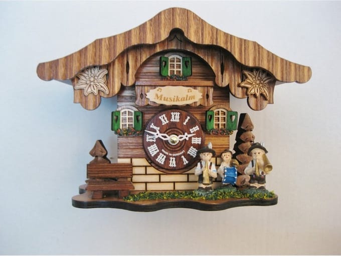 Engstler - 152 Q - Wandklok met slinger - Quartz