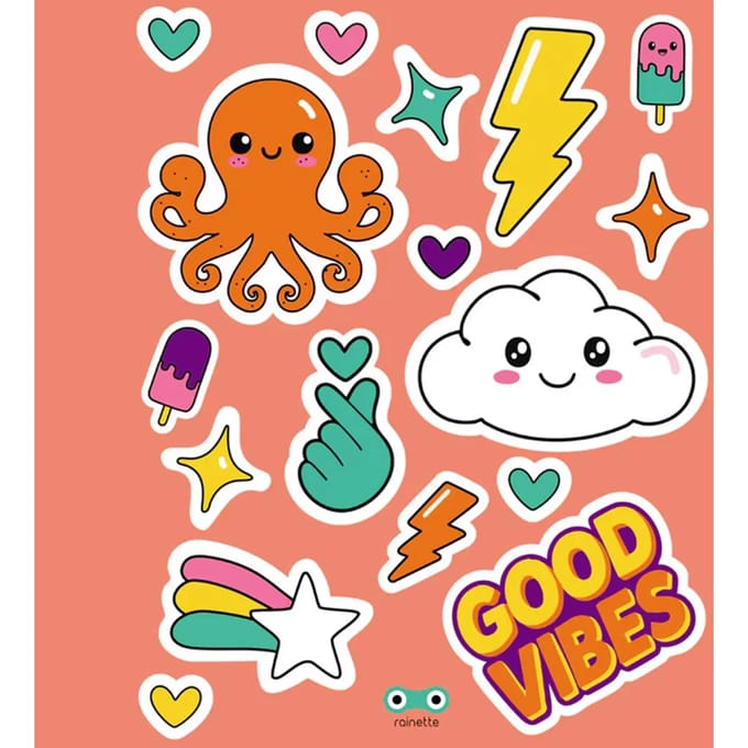 Reflecterende stickers Rainette Good Vibes