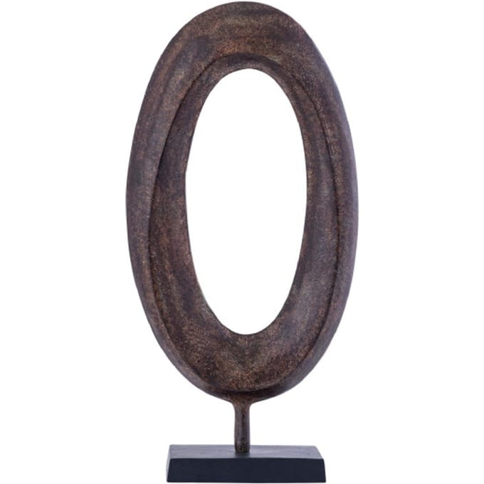 PTMD - Beeld Rhubie - Bruin - 24x10x49cm