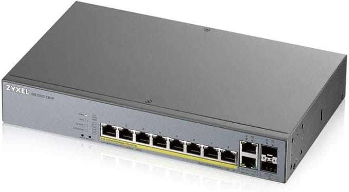 8-Poorts Gigabit PoE+ Switch voor IP Camera's en VoIP - Smart Managed