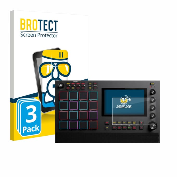 Screenprotector 3 Stuks voor Akai MPC Live III Beschermglas transparant
