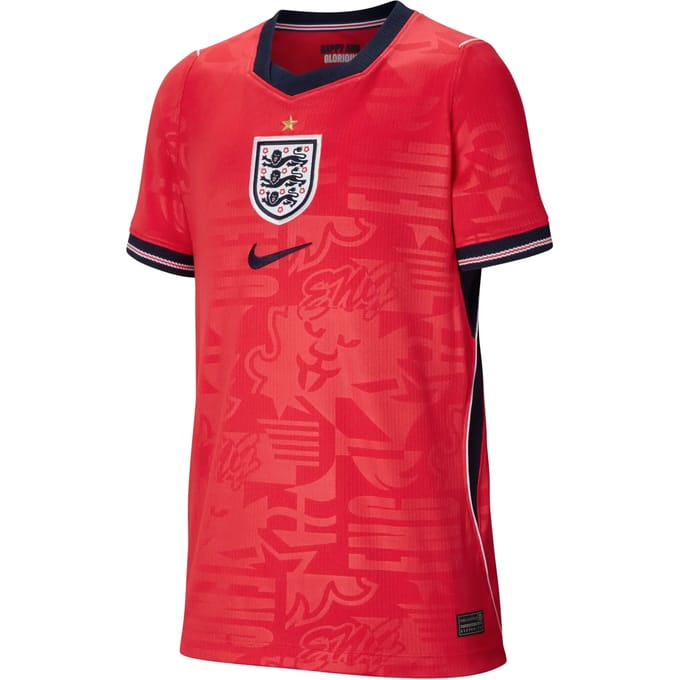 Nike England 2026 Away Shirt Junior - Rood - Kind, Rood 8-10Y