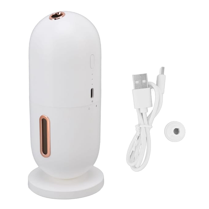 Essentiële Olie Diffuser 3 Modi 1200mAh Batterij Ultra Stil Draagbaar Eenvoudige Bediening Aromatherapie wit
