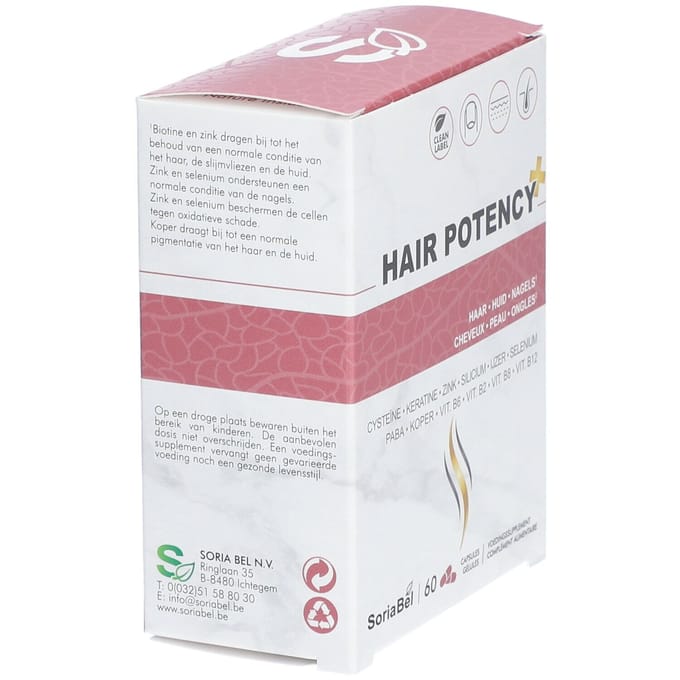 SoriaBel Hair Potency+ 60 Capsules