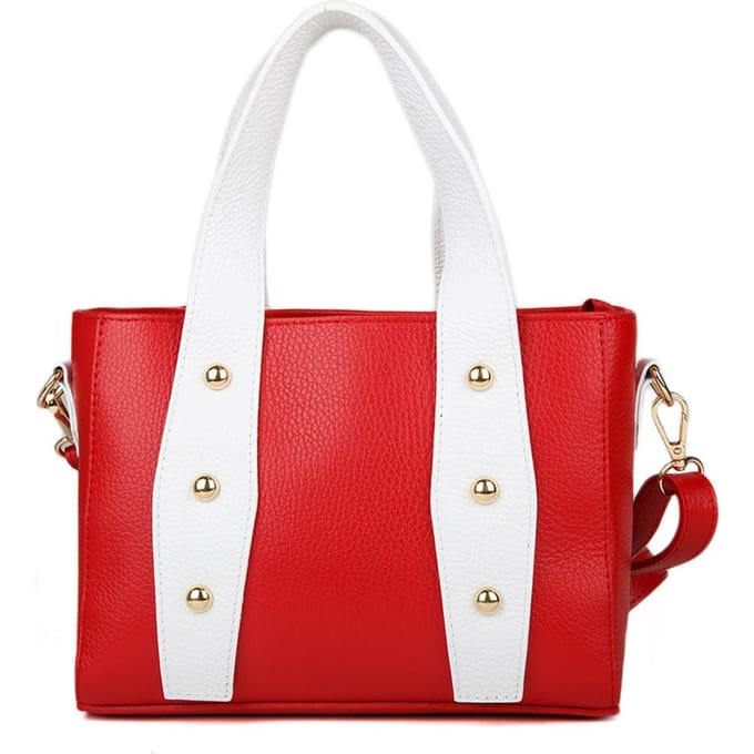 Giulia Monti Schoudertas Classic Rood Wit