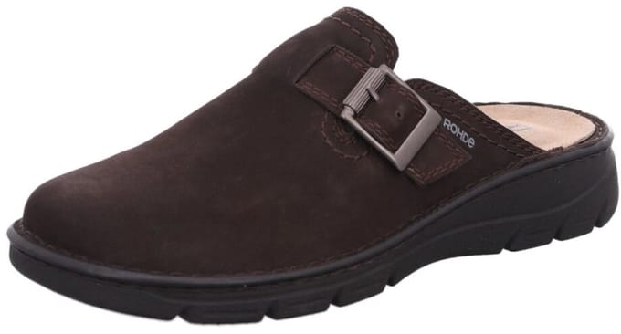 Rohde Pantoffel 5998 Espresso Bruin Verwisselbaar Voetbed