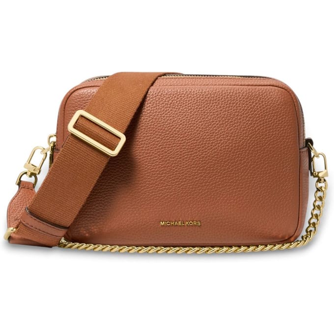 Michael Kors Bryant Crossbody Cameratas - Dames - Bruin - One Size