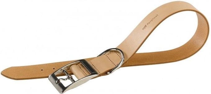 Ferplast Hondenhalsband Natural 37-45 X 2,5 Cm Kunstleer Bruin