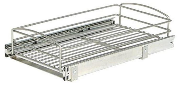 Multi-Use Pull-Out Basket Cabinet Organizer 5.32" x 11.75" x 20"