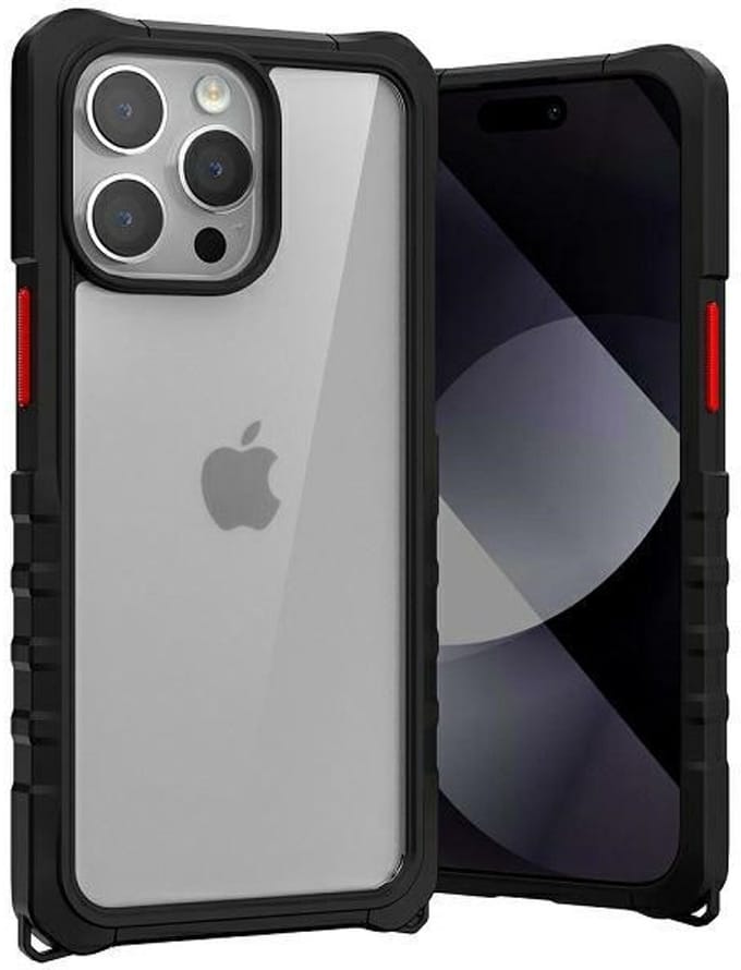 Mercury Bumper Pop Serie - iPhone 15 Pro Max Hoesje - Zwart - Luxe Afwerking