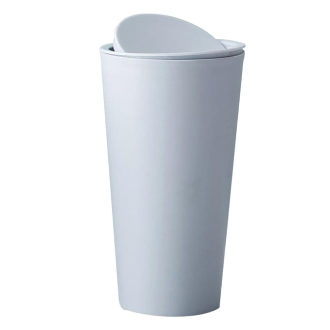 Mini Trash Can Car Potable Trash Bin Plastic Waterproof Desktop Garbage Basket Car Interior Office Home Rubbish Storage Organize
