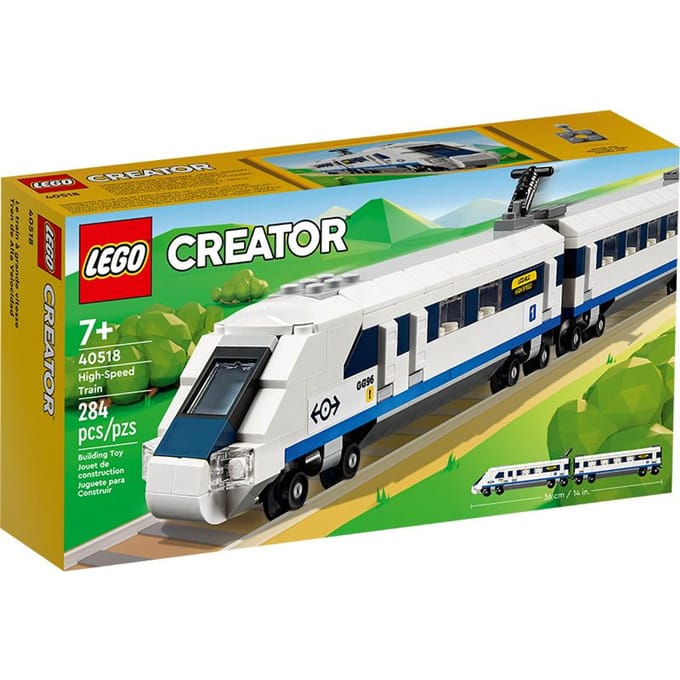 LEGO Creator High-Speed Train 40518, Bouwpakket, 7 jaar, Kunststof, 284 stuk(s), 359 g