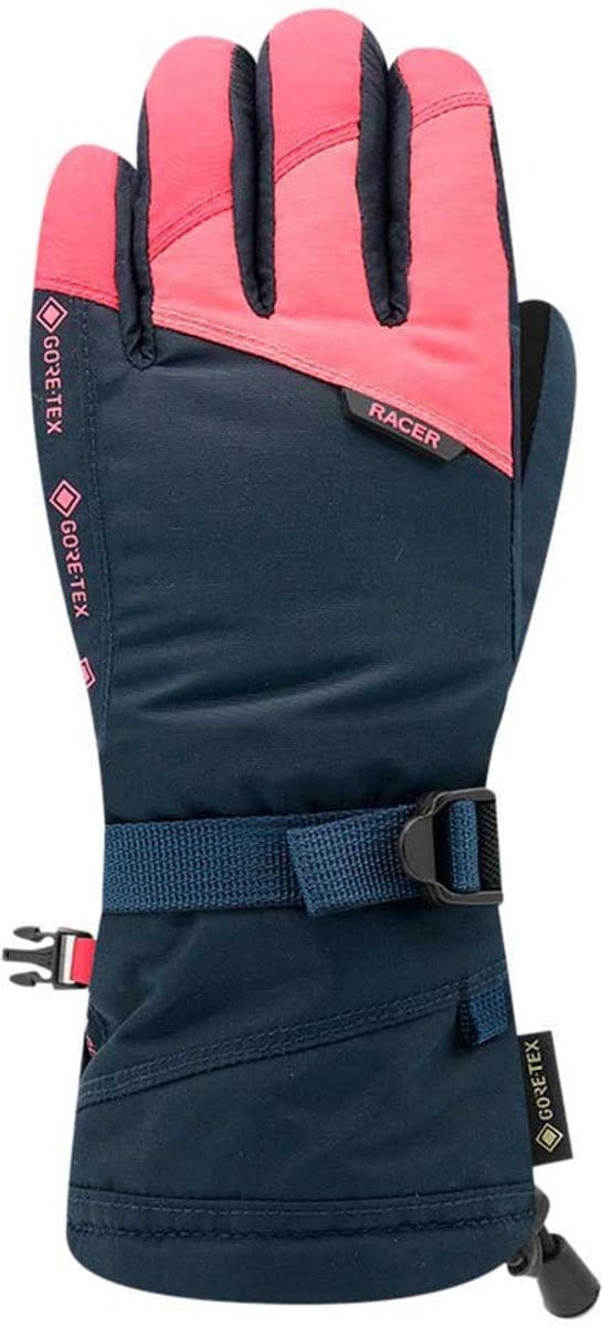 Racer Giga 5 Handschoenen Blauw,Roze 6 Years Meisje