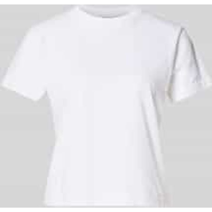 Regular fit t-shirt met gestikt logo