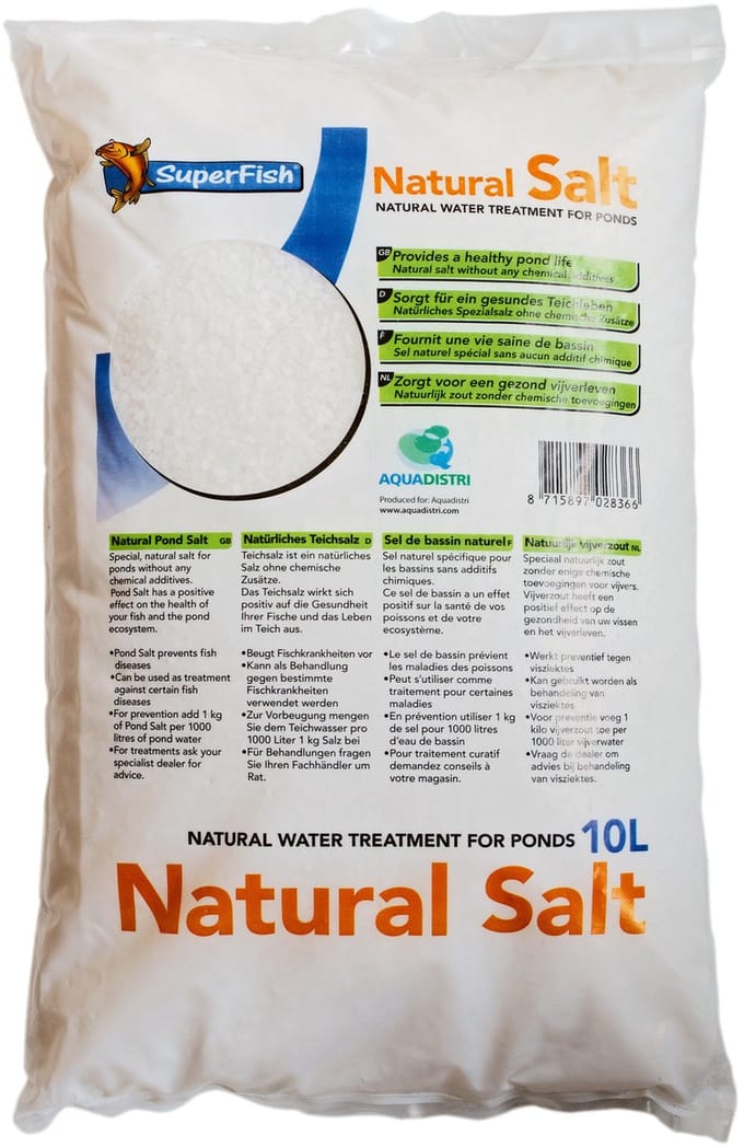 Superfish Vijver Natuurzout Zak 10l