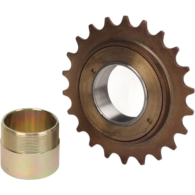Fiets Freewheel Adapter Set Professioneel 30.5mm Freewheel Adapter 22T Single Speed Freewheel Kit voor brown