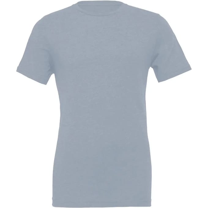 Bella+Canvas Unisex Heather CVC Short Sleeve Tee CV3001CVC - Heather Storm - S