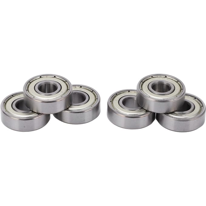 8 STKS 608 Skeeler Lagers Snel Soepel Lage Wrijving Lagers Skateboard Koolstofstaal Roller gray