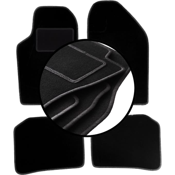 Complete set veloursmatten voor: Alfa Romeo 164 sedan (1988-1997)