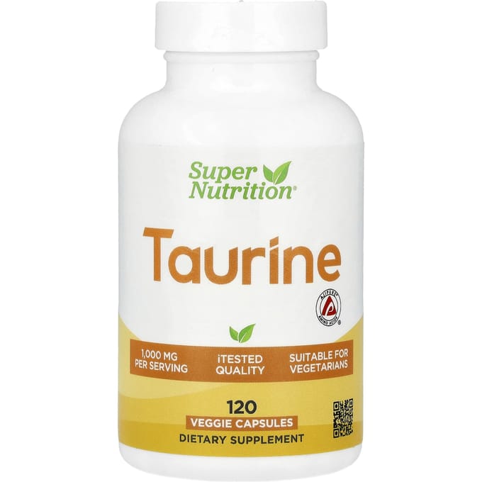 Taurine, Veggie Capsules 120 (500 mg per capsule)