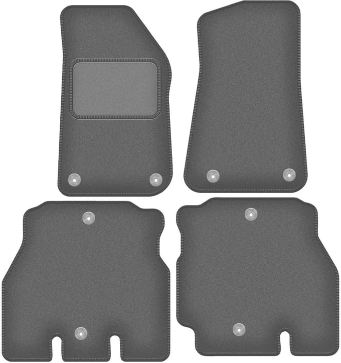 Grafiet automatten voor: Jeep Wrangler JL 5-deurs (2018-2023)