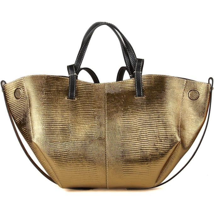 Giulia Monti Tote Bag Goud Zwart