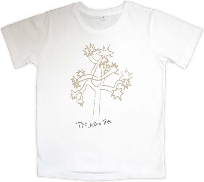 U2 - Joshua Tree 2017 Kinder Tshirt - Kids tm 8 jaar - Wit