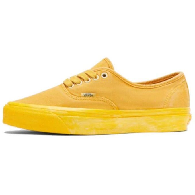 Vans Premium Authentic 44 Citron Jaune Chrome Baskets Unisexe VN000CQA85W 43 yellow