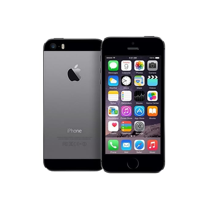 Apple iPhone 5S 16GB Goud/Zwart - Refurbished Ontgrendelde Smartphone, Volledig Getest zwart