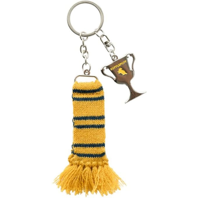 Harry Potter Hufflepuff sjaal Unisex Sleutelhanger - meerkleurig - Standard