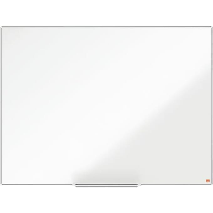 Nobo Impression Pro Magnetisch Whiteboard Emaille Met Pennengoot - Inclusief Nobo Whiteboard Marker - 1200x900mm - Wit