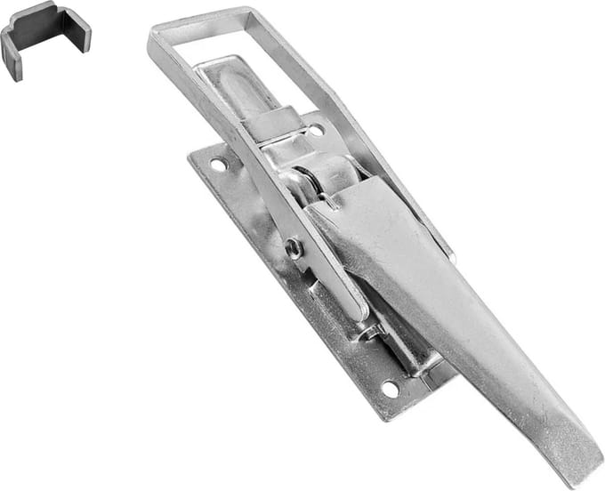 ProPlus Klepsluiting met spansluiting en veer - verzinkt - 275 x 80 mm - inclusief tegenstuk