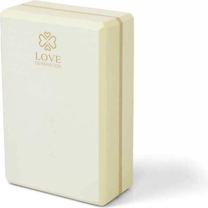 Love Generation - Foam Yogablok - Wonderful White