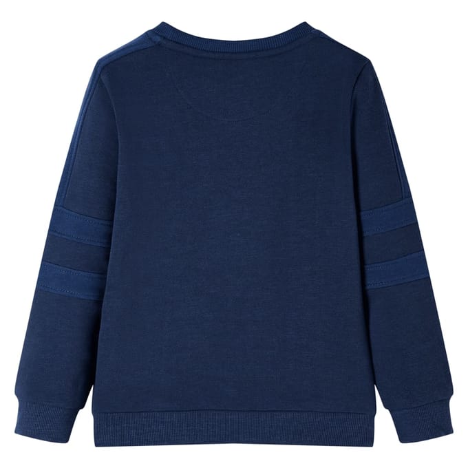 vidaXL Kindertrui 92 gemêleerd marineblauw