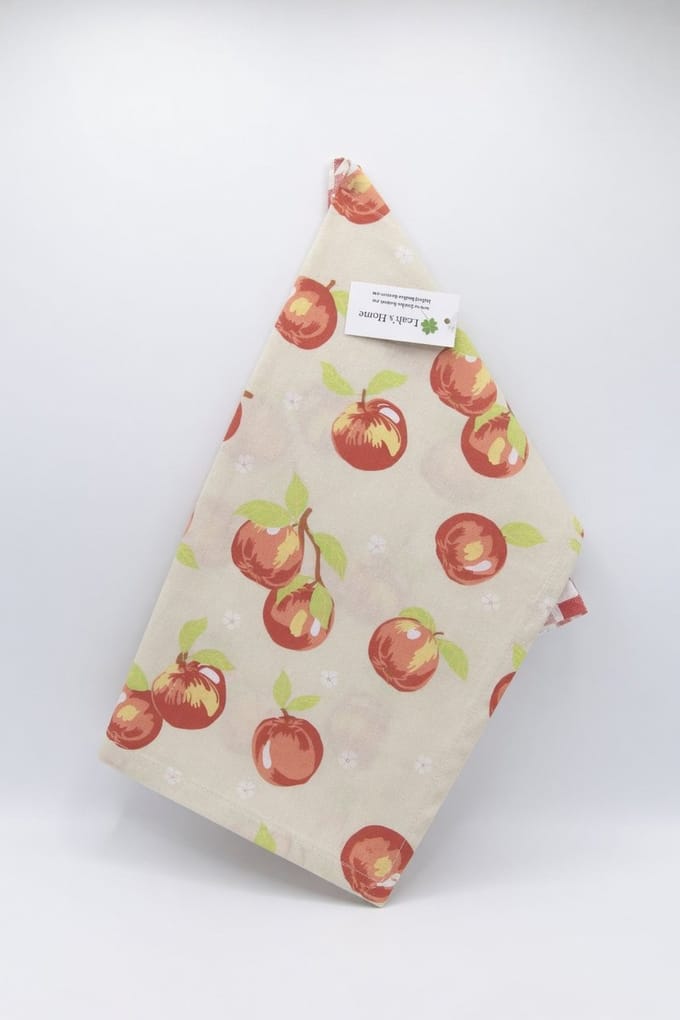 Keukendoek - Set van 2 - Appel - Keukenset - Theedoek -Keukentextiel - Moederdag