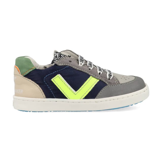 Sneakers | Jongens | GREY MARINO | Leer | Shoesme | Maat 22