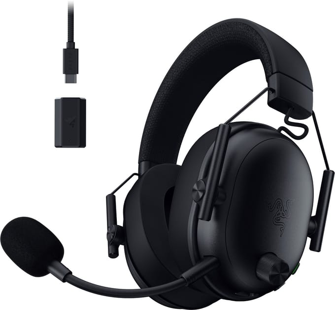 Razer BlackShark V3 - Draadloze Gaming Headset - 7.1 Surround - Bluetooth / Dongle - PC - Zwart
