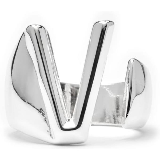 Luxenter Ring met zilveren afwerking - Alphabet