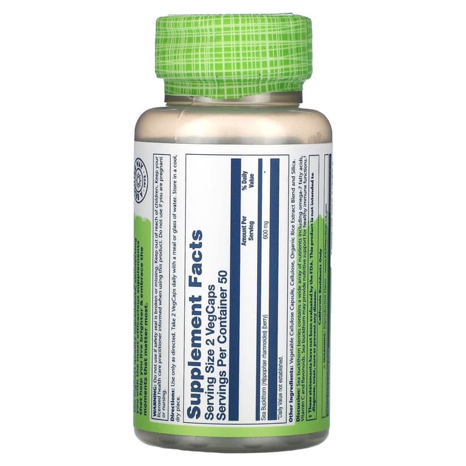 True Herbs, Duindoorn, Veggie Capsules, 100 Capsules (300 mg per capsule)