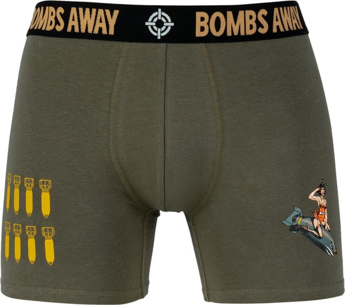 Fostex Boxershort Bombs Away groen M