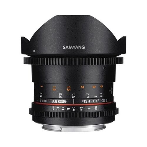 Samyang 8mm T 3.8 Fisheye II Video APS-C  Fujifilm X