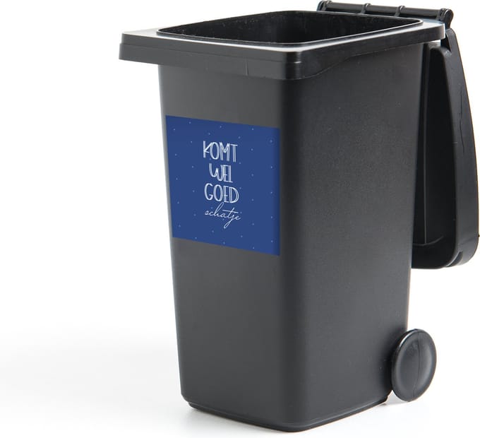 Container sticker Beterschap - Quote - Liefde - 40x40 cm - Kliko sticker