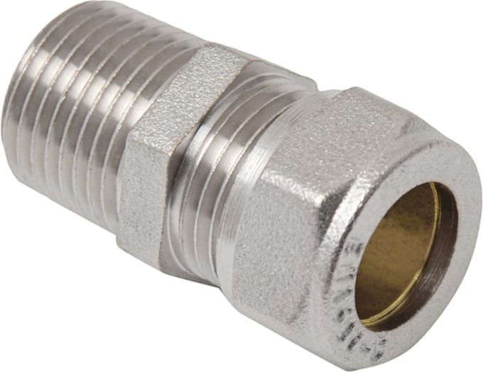 Radiatorkoppeling 1/2 Mx15mm Knel Recht